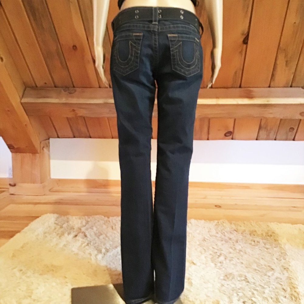 True Religion Dark Wash Straight Jeans